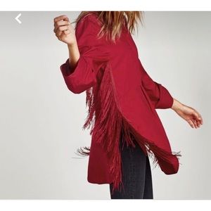 Zara Fringed Tunic